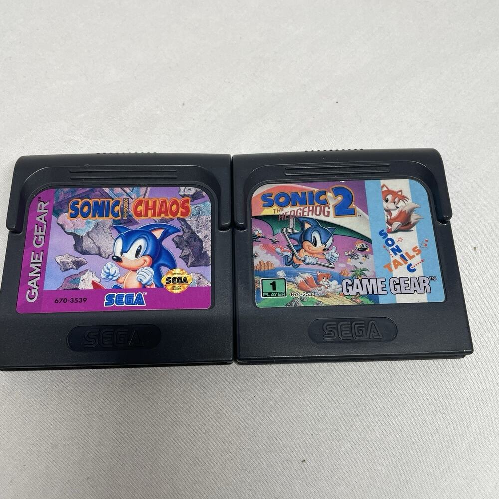 Ha Game Gear Sonic. Game Lot Of 2